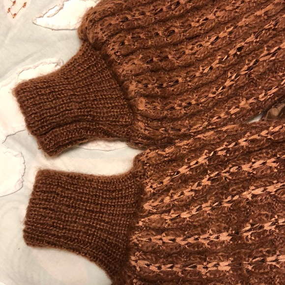 Vintage Mohair Acrylic blend lines sweater - Picture 5 of 5